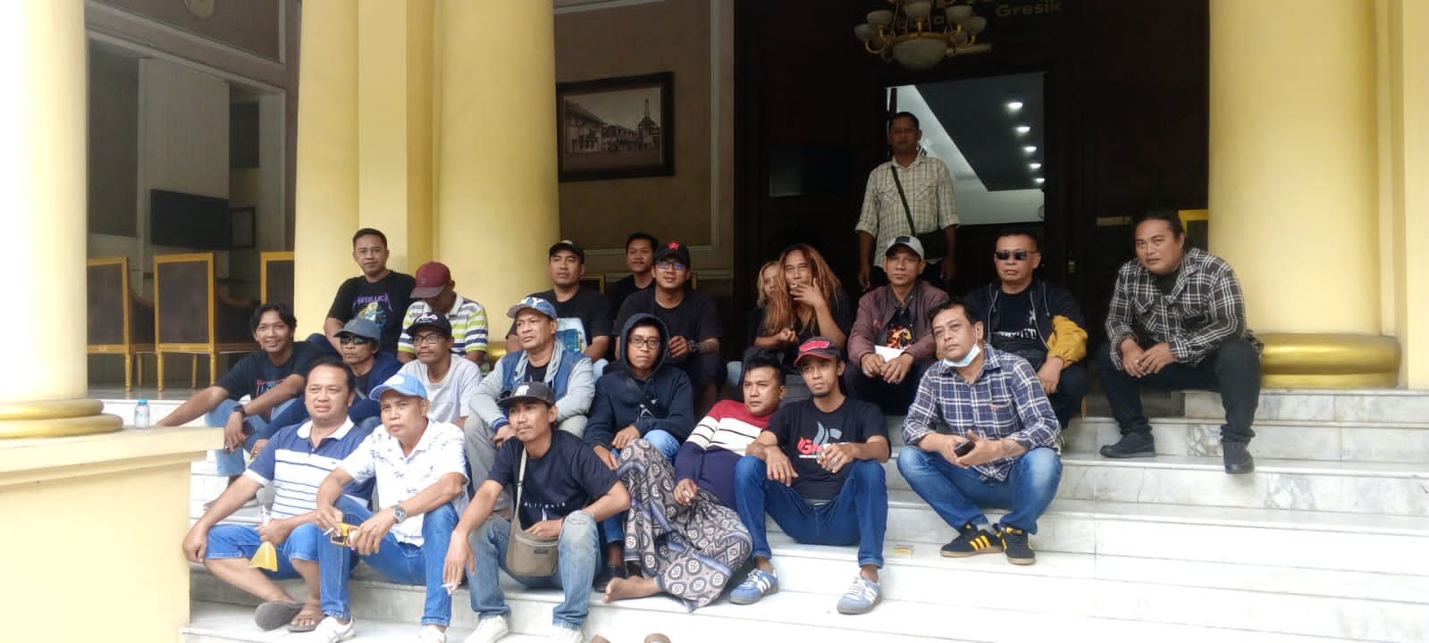 GenPatra Tanyakan Jalan Antar Desa Pasca Penambangan Yang di Rusak Semen Gresik