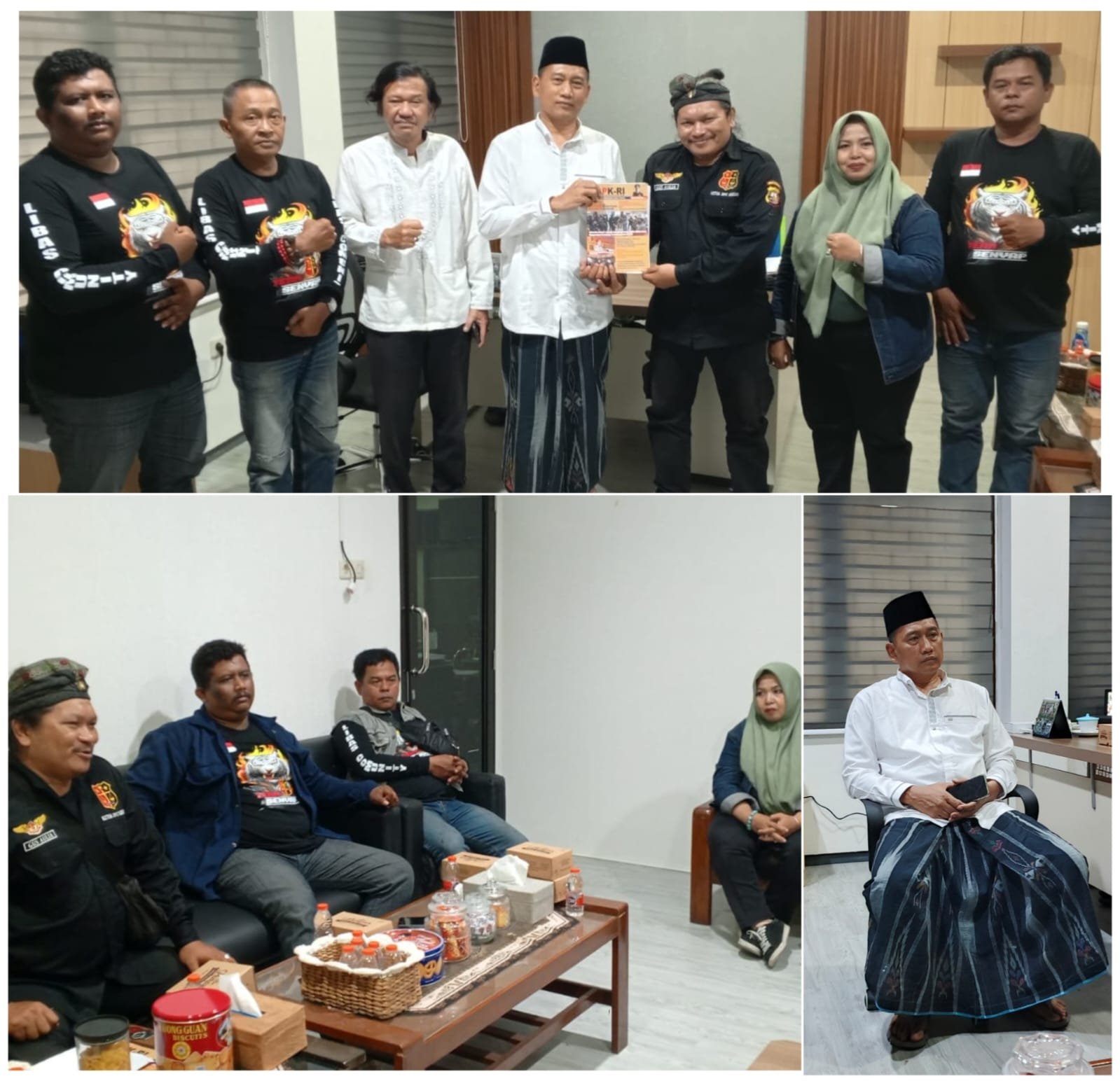 Perkuat Sinergitas dan Respons Aduan Konsumen , DPC LPK- RI Gresik beraudiensi di Bakesbangpol