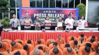Menutup kalender tahun 2025, Polres Gresik Berhasil Ungkap Ratusan Kasus Kriminal dan Narkoba