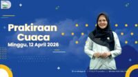 Prakiraan Cuaca BMKG Minggu, 12 April 2026: Jawa Barat Waspada Hujan Lebat