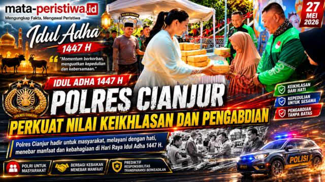 Idul Adha 1447 H, Polres Cianjur Perkuat Nilai Keikhlasan dan Pengabdian