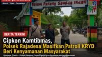 Cipkon Kamtibmas, Polsek Rajadesa Masifkan Patroli KRYD Beri Kenyamanan Masyarakat