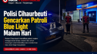 Polisi Cihaurbeuti Gencarkan Patroli Blue Light Malam Hari