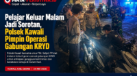 Pelajar Keluar Malam Jadi Sorotan, Polsek Kawali Pimpin Operasi Gabungan KRYD