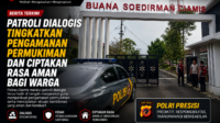 Patroli Dialogis Tingkatkan Pengamanan Permukiman dan Ciptakan Rasa Aman bagi Warga