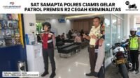 Sat Samapta Polres Ciamis Gelar Patroli Presisi R2 Cegah Kriminalitas