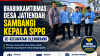Bhabinkamtibmas Desa Jatiendah Sambangi Kepala SPPG se-Kecamatan Cilengkrang