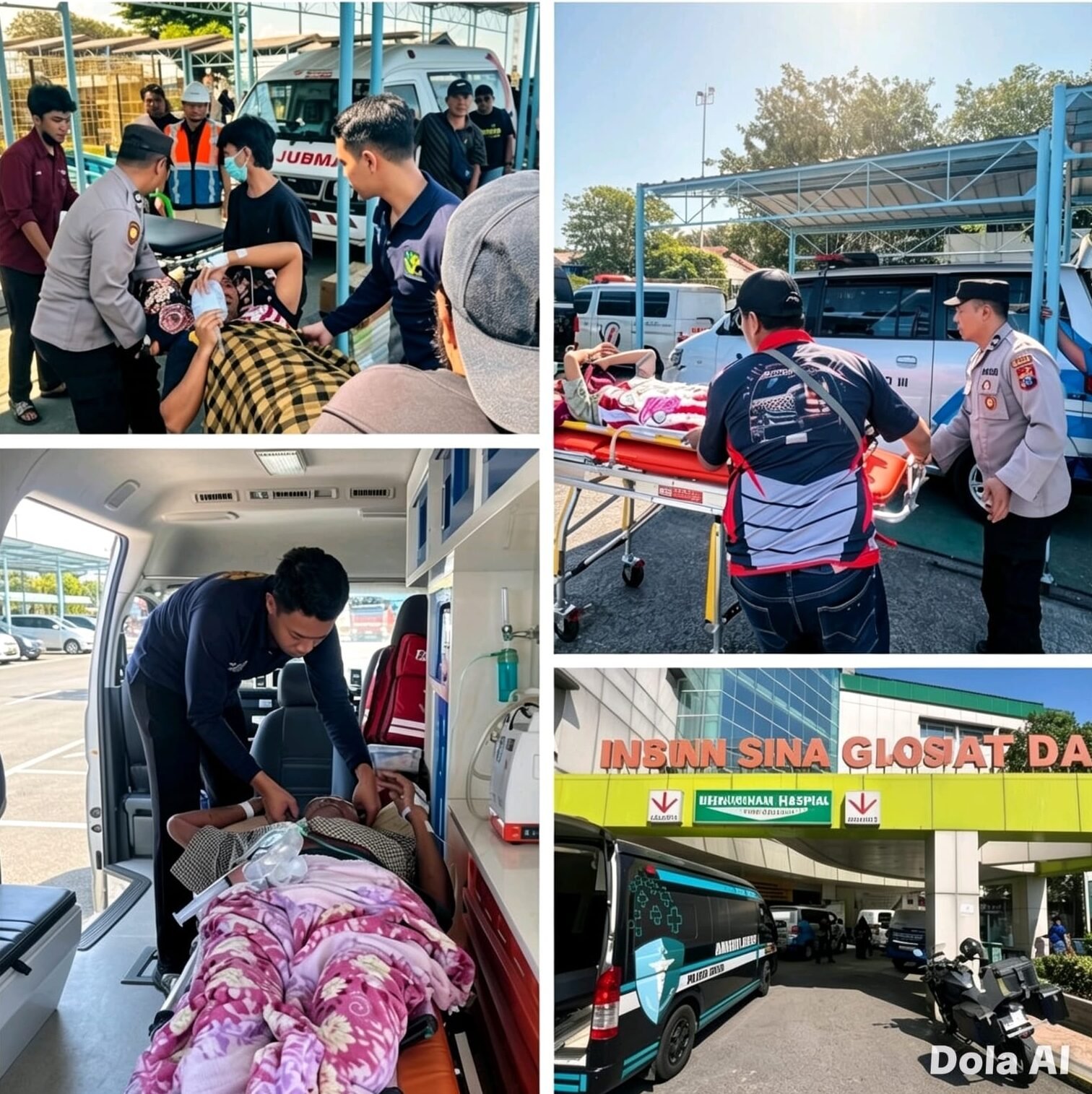 Wujud Kepedulian Polres Gresik, Sidokkes Berikan Layanan Ambulans Gratis untuk Pasien Asal Bawean
