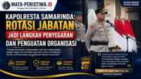 Kapolresta Samarinda Rotasi Jabatan Jadi Langkah Penyegaran dan Penguatan Organisasi