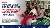 Kapolsek Cileunyi Ikuti Rapat Musda MUI dan Istighosah 1448 H di Ponpes Fathul Muin