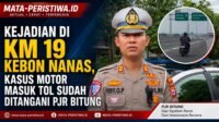 Kejadian di KM 19 Kebon Nanas, Kasus Motor Masuk Tol Sudah Ditangani PJR Bitung