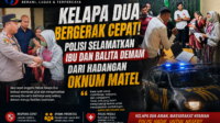 Kelapa Dua Bergerak Cepat! Polisi Selamatkan Ibu dan Balita Demam dari Hadangan Oknum Matel