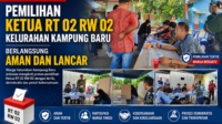 Pemilihan Ketua RT 02 RW 02 Kelurahan Kampung Baru Berlangsung Aman dan Lancar