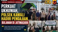 Perkuat Ukhuwah, Polsek Kawali Hadiri Pengajian Bulanan di Jatinagara