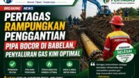 Pertagas Rampungkan Penggantian Pipa Bocor di Babelan, Penyaluran Gas Kini Optimal