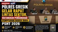 Polres Gresik Gelar Rapat Lintas Sektor, Matangkan Pengamanan Pengesahan Warga Baru PSHT 2026