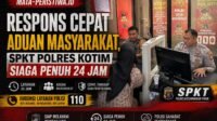 Respons Cepat Aduan Masyarakat, SPKT Polres Kotim Siaga Penuh 24 Jam
