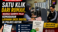 Satu Klik dari Rumah, Warga Sampit Puji Kemudahan Layanan SKCK Digital di Polres Kotim