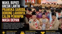 Wakil Bupati Gresik Lantik Pramuka Garuda, Dorong Lahirnya Calon Pemimpin Masa Depan