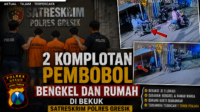 2 Komplotan Pembobol Bengkel dan Rumah di Bekuk Satreskrim Polres Gresik