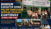Bangun Karakter Siswa, Polsek Rancaekek Berikan Edukasi Kamtibmas di MPLS SMP PGRI