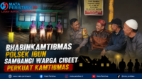 Bhabinkamtibmas Polsek Ibun Sambangi Warga Cibeet Perkuat Kamtibmas