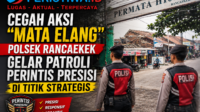 Cegah Aksi Mata Elang, Polsek Rancaekek Gelar Patroli Perintis Presisi di Titik Strategis