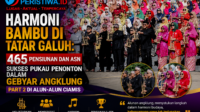 Harmoni Bambu di Tatar Galuh 465 Pensiunan dan ASN Sukses Pukau Penonton dalam Gebyar Angklung Part 2 di Alun-Alun Ciamis