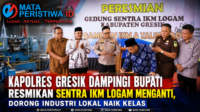 Kapolres Gresik Dampingi Bupati Resmikan Sentra IKM Logam Menganti, Dorong Industri Lokal Naik Kelas