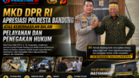 MKD DPR RI Apresiasi Polresta Bandung Atas Keberhasilan dalam Pelayanan dan Penegakan Hukum
