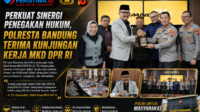 Perkuat Sinergi Penegakan Hukum, Polresta Bandung Terima Kunjungan Kerja MKD DPR RI