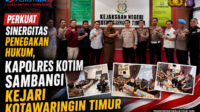 Perkuat Sinergitas Penegakan Hukum, Kapolres Kotim Sambangi Kejari Kotawaringin Timur
