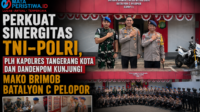 Perkuat Sinergitas TNI-Polri, Plh Kapolres Tangerang Kota dan Dandenpom Kunjungi Mako Brimob Batalyon C Pelopor