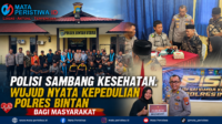 Polisi Sambang Kesehatan Wujud Nyata Kepedulian Polres Bintan bagi Masyarakat