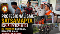Profesionalisme Satsamapta Polres Kotim, 23 Tahanan Berhasil Dikawal Aman Menuju PN Sampit
