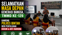 Selamatkan Masa Depan Generasi Bangsa, TMMD ke-129 Gandeng Polres Bintan Beri Penyuluhan Hukum dan Anti-Narkoba