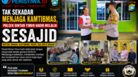 Tak Sekadar Menjaga Kamtibmas, Polsek Bintan Timur Hadir Melalui Gerakan SESAJID
