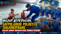Wujud Kepedulian, Satpolairud Polresta Tanjungpinang Gelar Jumat Berkah bagi Warga Pesisir