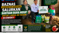 BAZNAS Kabupaten Bandung Salurkan Bantuan Biaya Hidup untuk Lansia 80 Tahun di Ciwidey