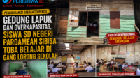 Gedung Lapuk dan Overkapasitas, Siswa SD Negeri Pardamean Sibisa Toba Belajar di Gang Lorong Sekolah