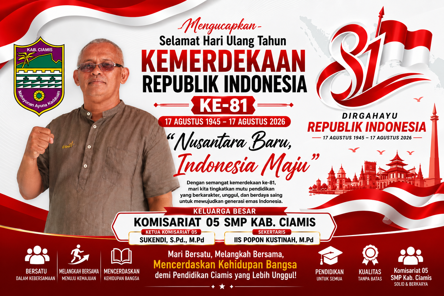 Keluarga Besar Komisariat 05 SMP Ciamis