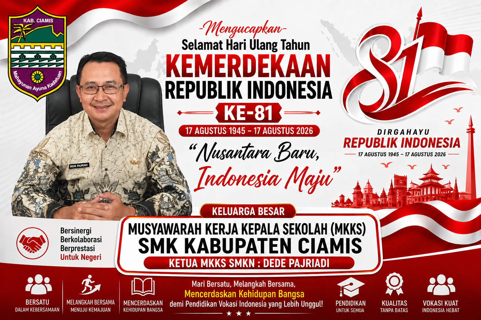 Ketua MKKS SMKN Dede Pajriadi