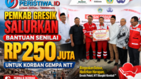 Pemkab Gresik Salurkan Bantuan Senilai Rp250 juta untuk Korban Gempa NTT