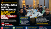 Satresnarkoba Polresta Tanjungpinang Gandeng Jasa Ekspedisi Cegah Peredaran Narkoba