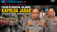 Tekan Kejahatan Jalanan, Kapolda Jabar Cek Kesiapan Personel Polrestabes Bandung