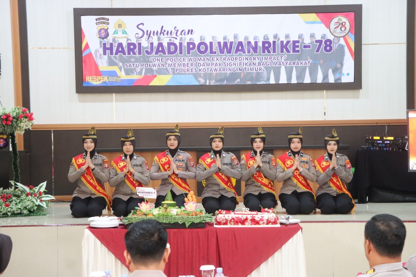 Syukuran Hari Jadi Polwan Ke-78 Digelar di Polres Kotim