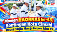 Momen HAORNAS ke-43, Kontingen Kota Cimahi Resmi Dilepas Menuju Porprov Jabar XV