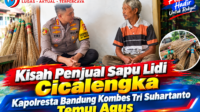 Kisah Penjual Sapu Lidi Cicalengka, Kapolresta Bandung Kombes Tri Suhartanto Temui Agus