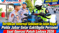Tertibkan Internal Sebelum ke Jalan Raya Polda Jabar Gelar Gaktibplin Personel Saat Operasi Patuh Lodaya 2026